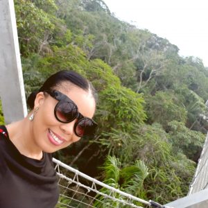 My 1st canopy walk in west africa